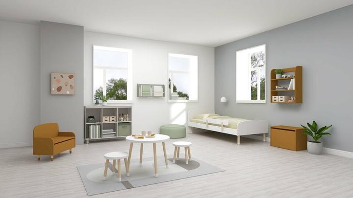 Produktbild Flexa Sitzbank mit Stauraum Dots Senf (Kinderbank)