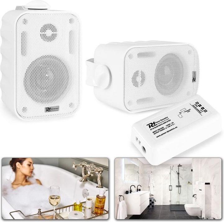 Produktbild Power Dynamics Outdoor speakers - Bluetooth sound system with 2 moisture -resistant surface -mounted speakers (3