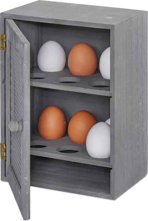Immagine prodotto Relaxdays Armadietto portauova (18 x 12 x 25 cm, 5.50 l)
