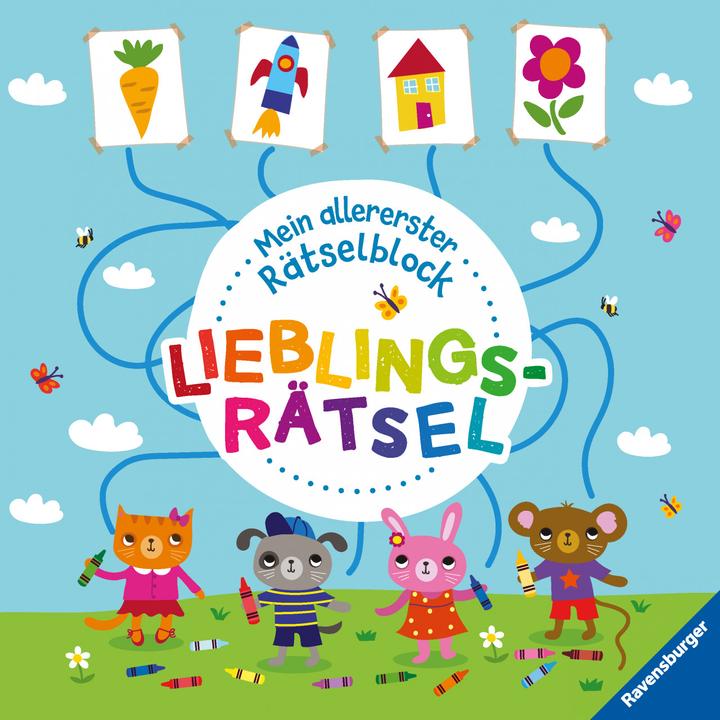 Ravensburger Mein allererster Rätselblock - Lieblingsrätsel (Allemand, Lisa Regan, Amanda Enright, Jessika Zollickhofer, 2022)