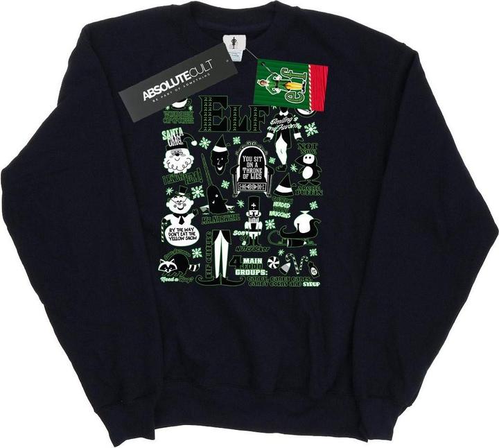 Produktbild Elf Infographic Poster Sweatshirt (XXL)