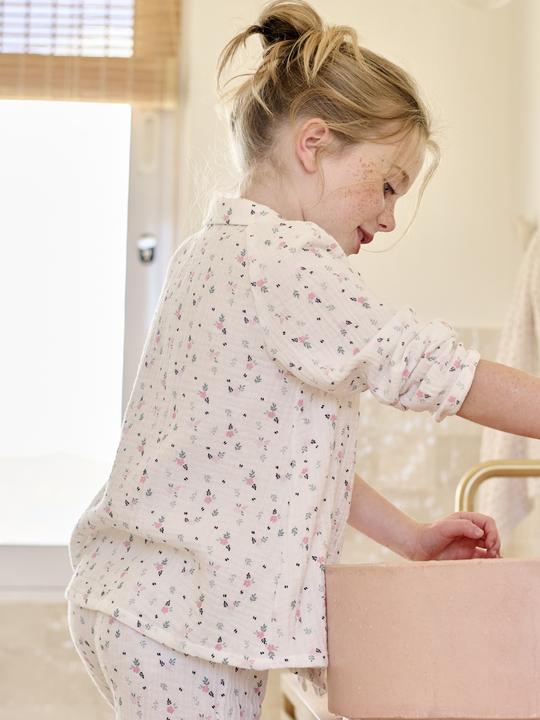 Produktbild Vertbaudet Mädchen Schlafanzug aus Baumwollmusselin (110)