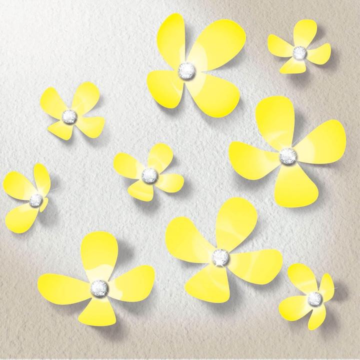 Image du produit Walplus Fleurs (85,5 x 85,5 cm)