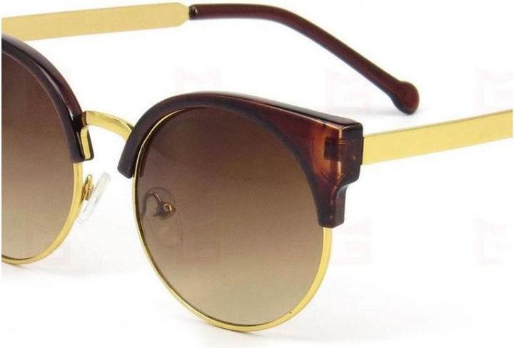 Image du produit Hermex Lunettes de soleil Vintage Retro 80s UV400 - Marron MOKKA