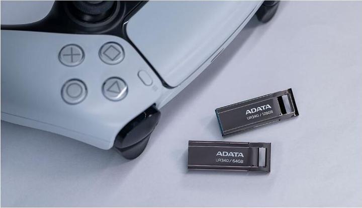 Image du produit Adata Lecteur flash USB UR340 USB Type-A 3.2 Gen 2 (3.1 Gen 2) Noir (128 Go, USB-A)