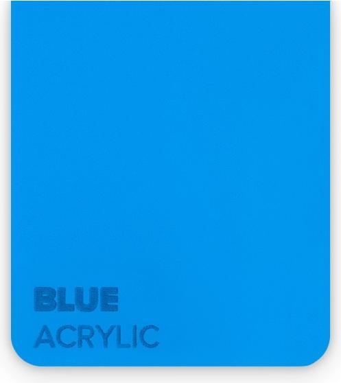 flux Piastra in vetro acrilico - Beambox Pro - Blu (37.50 cm, 60 cm)