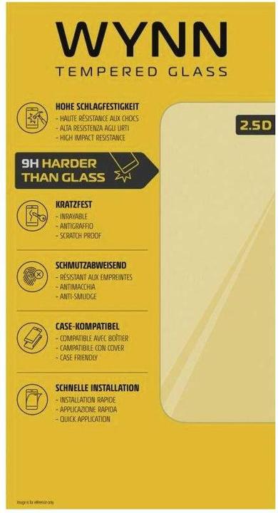 Actual product image Wynn Electronics 2.5D Extra Clear protective glass AGM Note N1 (1 Piece, Samsung Galaxy NOTE 1)