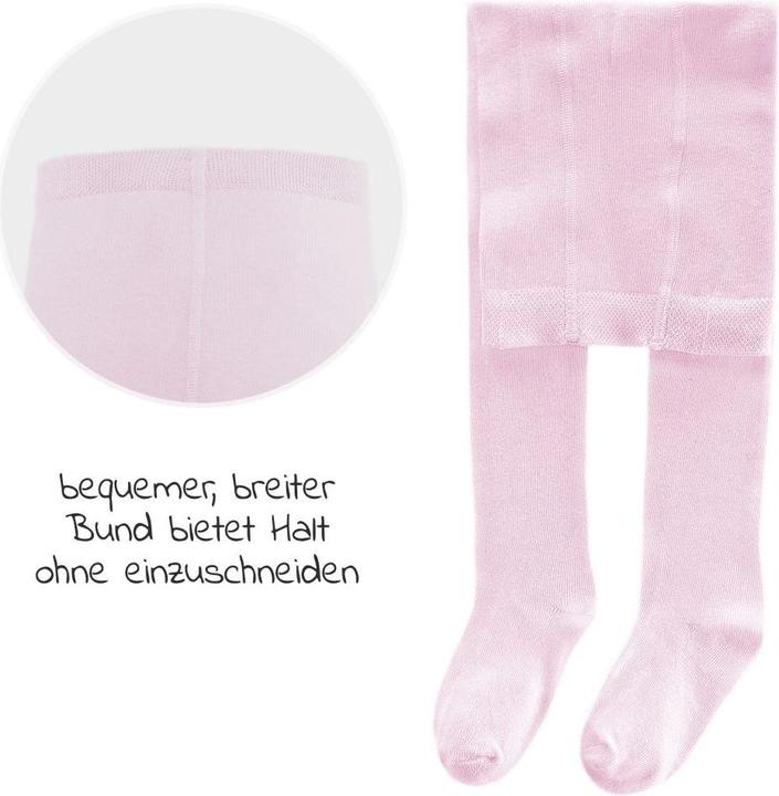 Immagine prodotto La Loona Collant per bambini LaLoona Collant per bambini 4 pezzi - rosa bianco - (62/68)