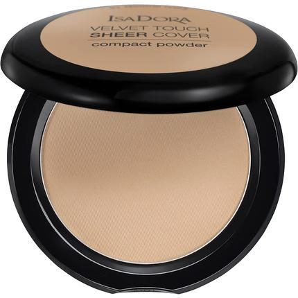 Actual product image Isadora Velvet Touch Sheer Cover Compact P (Neutral beige)