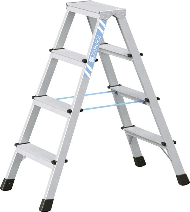Image du produit Zarges Escabeau professionnel, anodisé (Échelle deux plans, 109 cm)