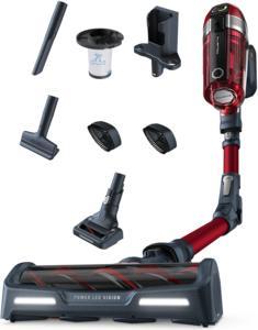 Tefal TY9879WO stick vacuum/electric broom Bagless 0.9 L Black, Red