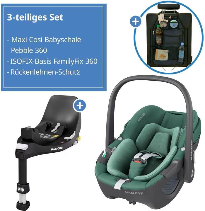 Actual product image Maxi-Cosi Babyschalen Babyschale Pebble 360 i-Size drehbar ab Geburt (Baby car seat, ECE R129/i-Size Standard)