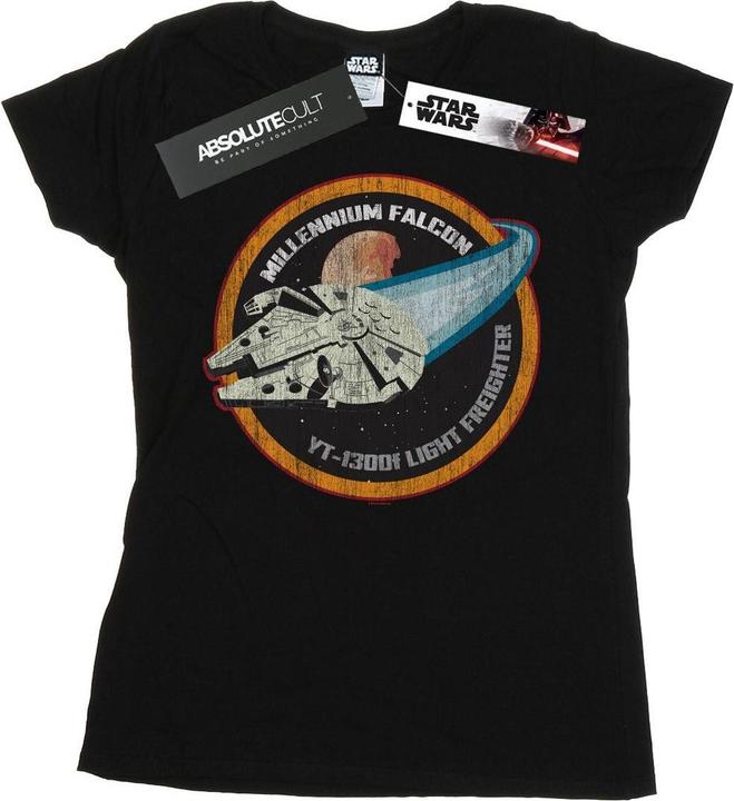 Star Wars Millennium Falcon Badge TShirt (L)