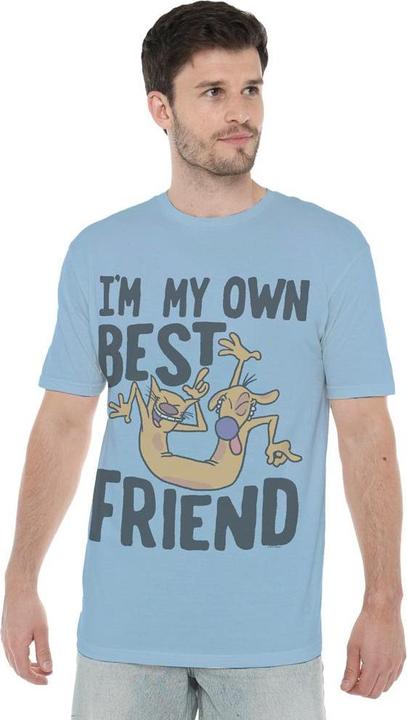 Actual product image CatDog Mens My Own Best Friend T-Shirt (3XL)