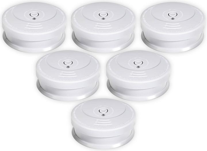 Cordes Détecteur de fumée GS506, 6 pièces