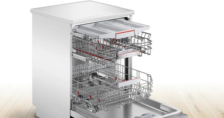 Actual product image Bosch Hausgeräte Series 6, Freestanding Dishwasher, 60 cm, White, SMS6ECW00E