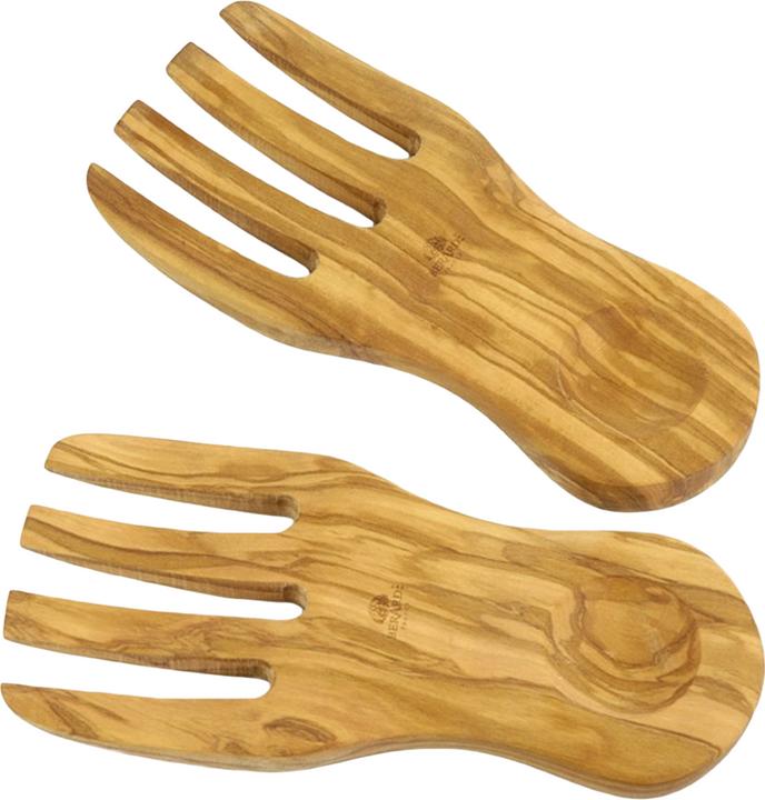 Produktbild Bérard Salat-/Spaghettischöpfer Olivenholz 2er Set (Salatbesteck)