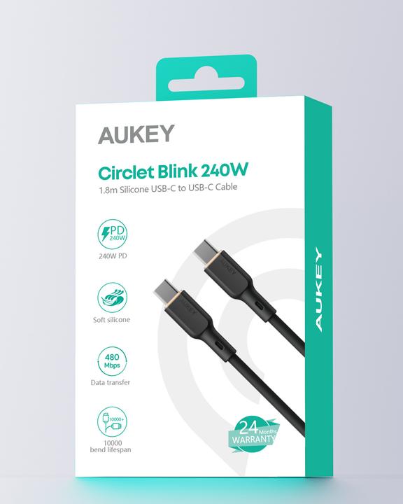 Produktbild Aukey USB C – USB C (1.80 m)