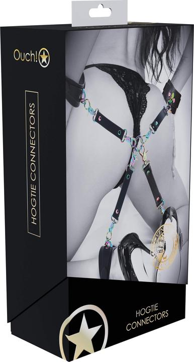 Produktbild Ouch! Venice Collection - Hogtie Connectors - Black