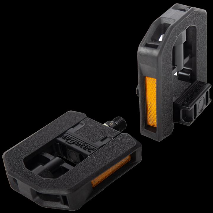 Produktbild Ergotec Pedale EP-F 9/16" 9mm Faltpedale IGUS ALU/PP Kunststoff Format: 102x100mm Reflektor