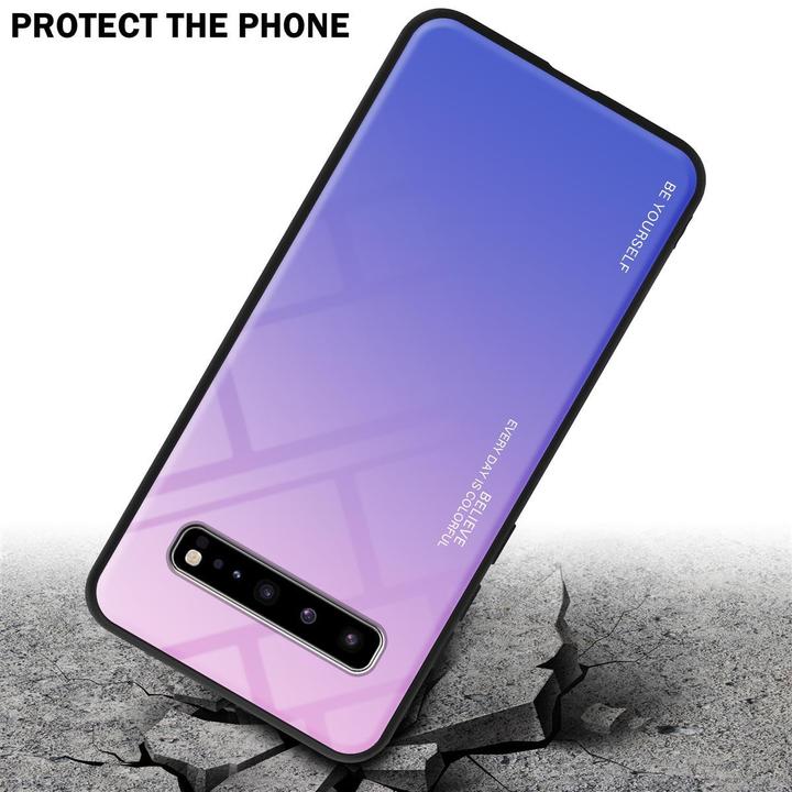Image du produit Cadorabo Couverture en verre TPU 2 couleurs (Samsung Galaxy S10 5G)