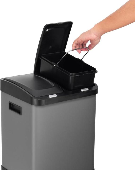 Image du produit Svita Mülleimer mit 3-fach Mülltrennungssystem (32 l)