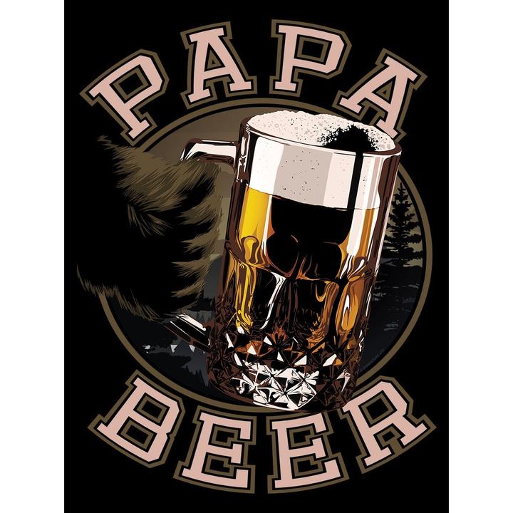 Produktbild Grindstore Papa Beer TShirt (M)