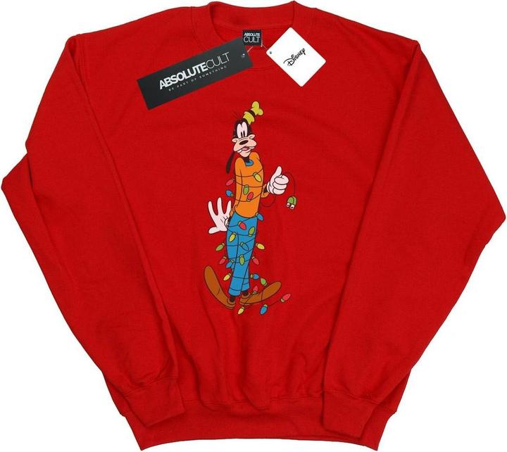 Actual product image Disney Mens Goofy Christmas Lights Sweatshirt (XXL)