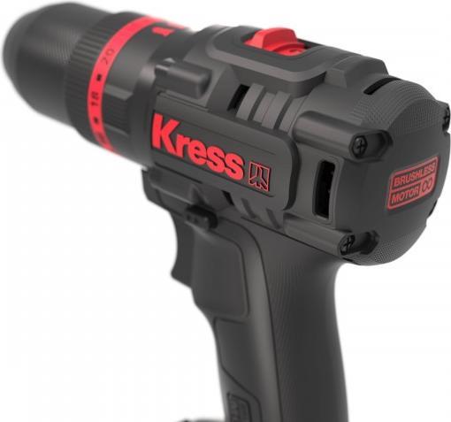 Immagine prodotto Kress KUC35 20 V trapano a percussione a batteria 140 Nm 2 x 4,0 Ah caricatore 6A Stack...