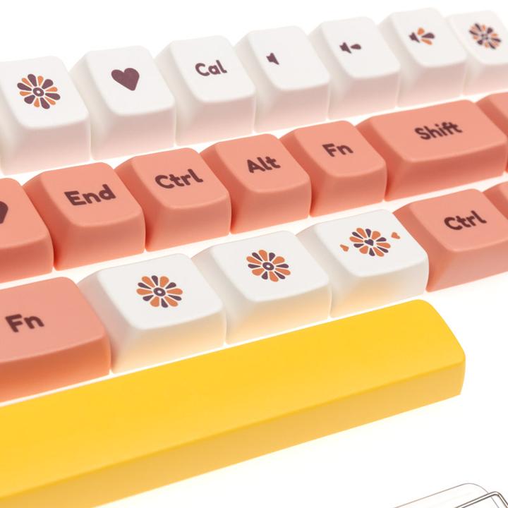 Image du produit Ducky Kit de sublimation Daisy PBT Dye - 133 Keycaps