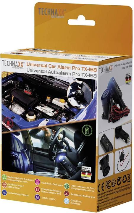 Image du produit Technaxx Autoalarm Pro TX-168