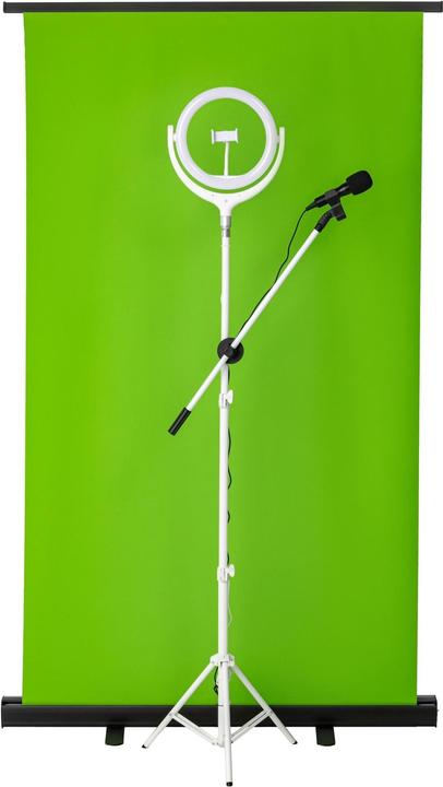 Produktbild FTM Streaming Kit (Greenwall, Mikrofon, Tripod) (Videoleuchte)