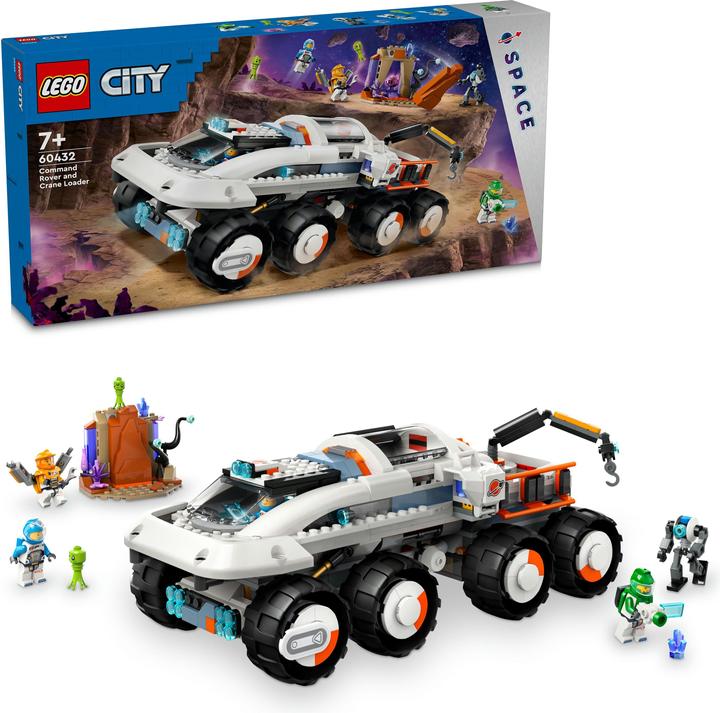 Actual product image LEGO City Command Rover and Crane Loader Toy 60432 (60432, LEGO City)