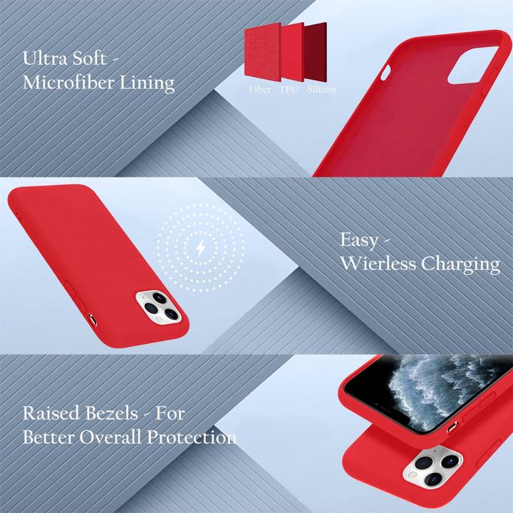 Immagine prodotto Cadorabo Copertura della cassa del silicone liquido TPU (Apple iPhone 11 Pro)