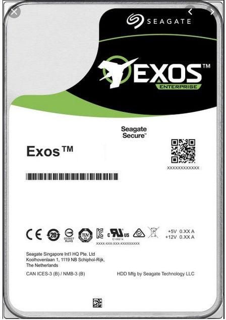 Actual product image Seagate Exos X16 SAS (10 TB, 3.5", CMR)