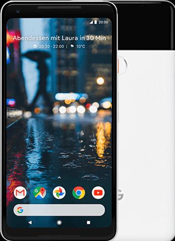 Actual product image Google Pixel 2 XL (128 GB, Black & White, 6", Single SIM, 12.20 Mpx, 4G)