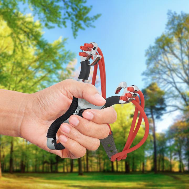 Actual product image Relaxdays Steinschleuder