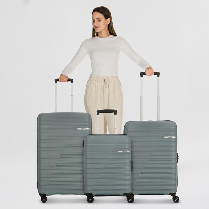 Produktbild American Tourister Liftoff 4 Rollen Kofferset 3-teilig mit Dehnfalte (208 l, XL (ab 115l))