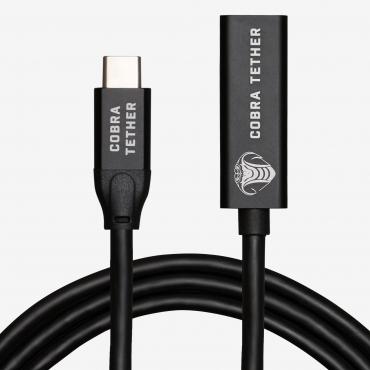 Image du produit Cobra CobraTether USB-C Extention 5m Black (5 m, USB 3.2 Gen 1)