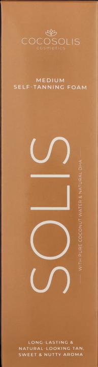 Immagine prodotto Cocosolis Solis Schiuma Autoabbronzante Naturale Abbronzatura Media Profonda 200ml (Crema autoabbronzante, 200 ml)