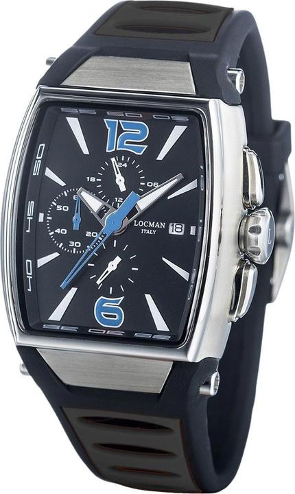Actual product image Locman Italy Men's Watch Tremila Chrono Ref. 0550 (Chronograph, 50 mm)