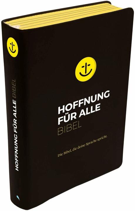 Immagine prodotto Hoffnung für alle. Die Bibel - "Black Hope Edition" Grossformat mit Loch-Stanzung (Tedesco, Inc. biblica, Fontis - Fontana Basilea, 2020)