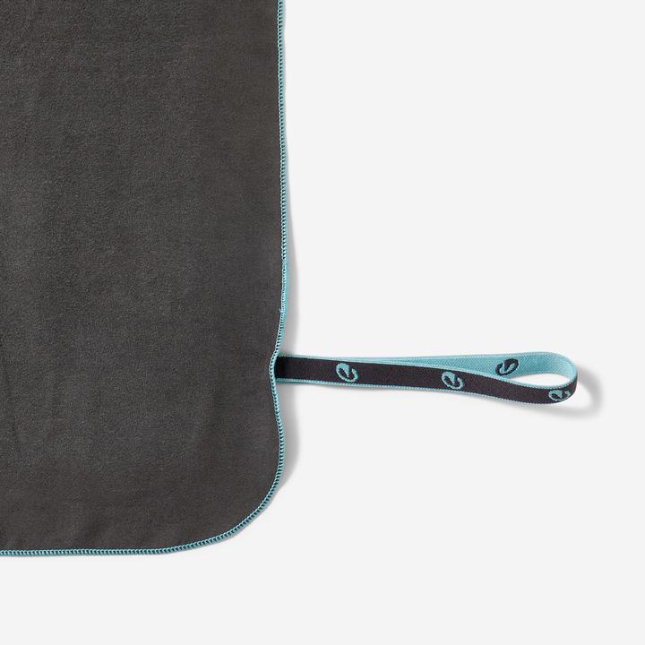 Image du produit Nabaiji Serviette microfibre ultra compacte taille XL 110 x 175 cm - noir (110 x 175 cm)