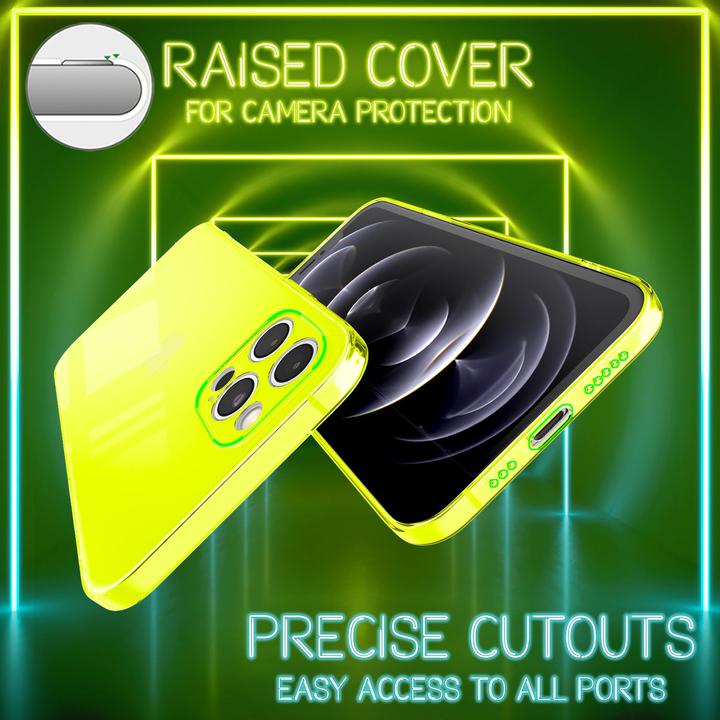 Produktbild Nalia Klare Neon Handyhülle (Apple iPhone 12 Pro)