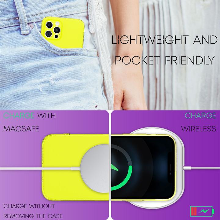 Produktbild Nalia Klare Neon Handyhülle (Apple iPhone 12 Pro)