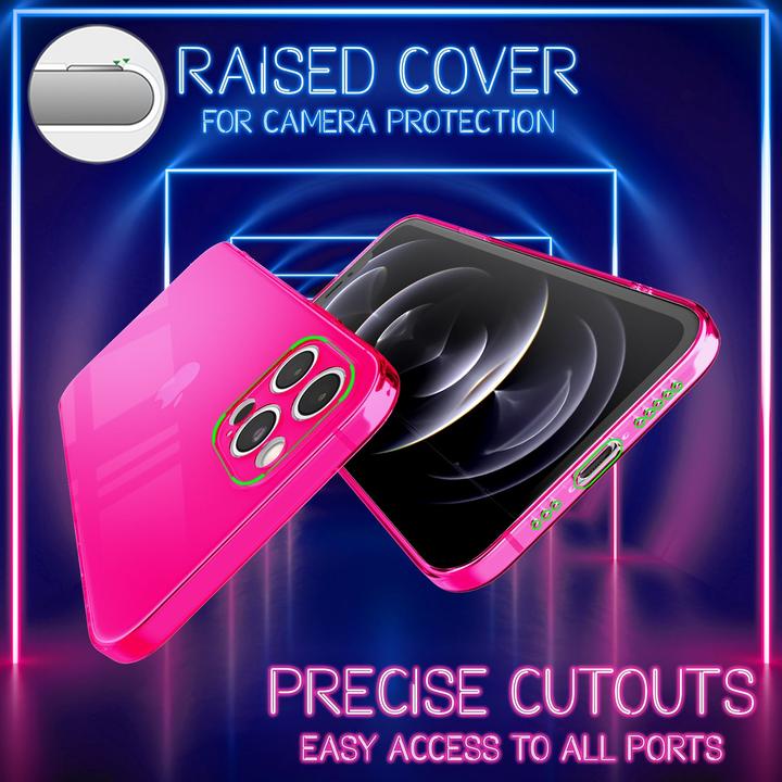 Produktbild Nalia Klare Neon Handyhülle (Apple iPhone 12 Pro)
