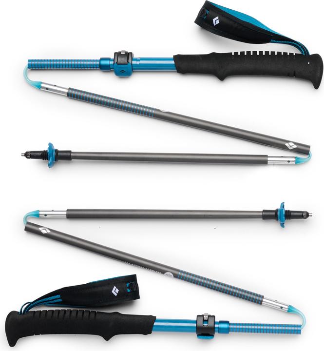 Actual product image Black Diamond Trekkingst?cke Distance Carbon FLZ (anthrazit/blau, 1 Paar, 125-140 cm) (125 - 140 cm)