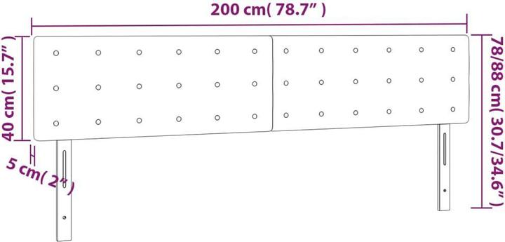 Produktbild VidaXL Kalli (200 x 5 x 88 cm)