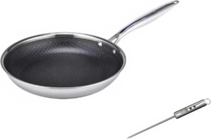 Livington Titan Pan Frühstückspfanne (20 cm) (20 cm, Bratpfanne, Kochtopf, Stielkasserolle, Edelstahl)