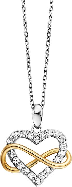 Produktbild Julie Julsen Halskette mit Anhänger Heart Infinity (Silber 925)